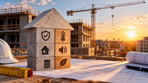 Der Gebäudetyp E soll das Bauen einfacher und günstiger machen. Doch welche Qualitätsstandards sind tatsächlich verzichtbar, ohne die langfristige Werthaltigkeit einer Immobilie zu beeinträchtigen?
