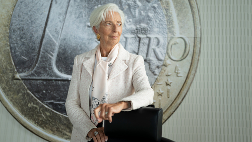 Official portrait photo of ECB president Christine Lagarde, Frankfurt, Germany, 2025