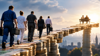 Zwischen Erwerbsleben und Ruhestand liegt eine lange Finanzierungsstrecke. Das DGB-Rentenkonzept verspricht mehr Sicherheit im Alter – doch wer trägt die Kosten dauerhaft?